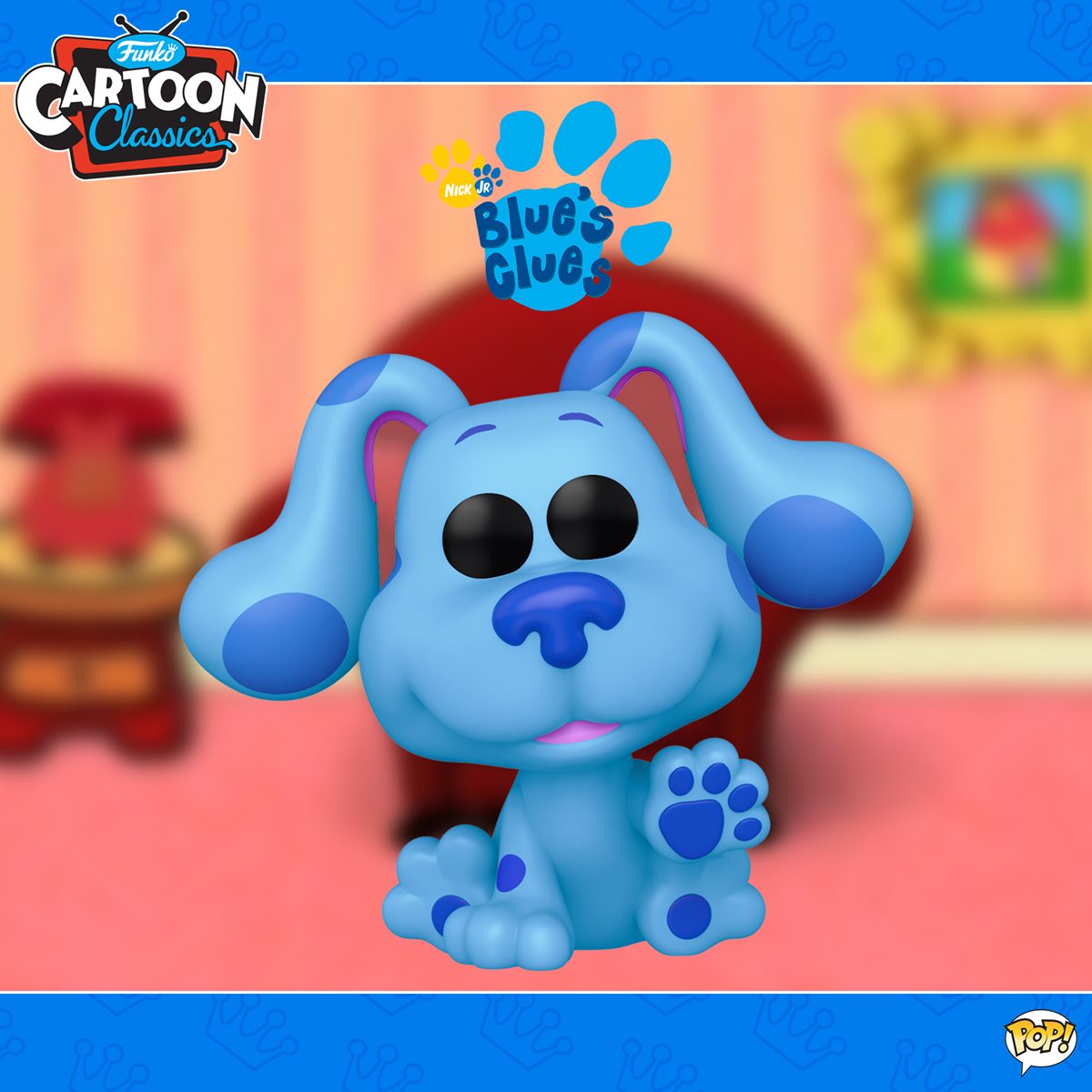 Blues Clues Blue Funko Pop! Vinyl Figure #1180 - Image 3