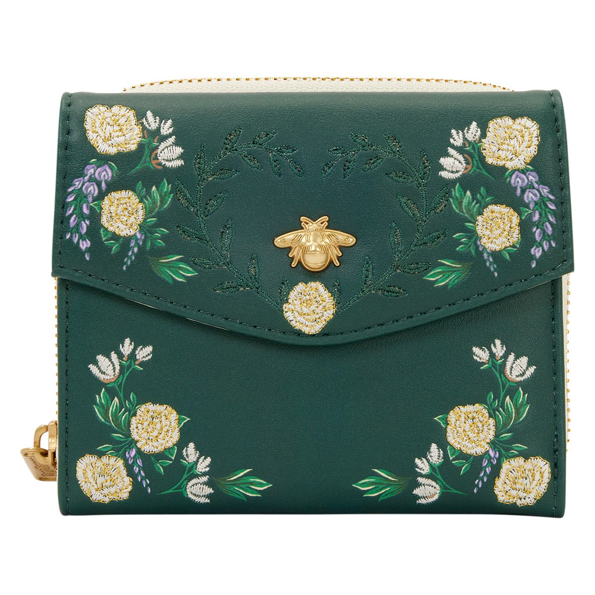 Bridgerton Floral Zip Around Wallet