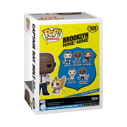 Brooklyn Nine-Nine Captain Ray Holt with Cheddar Funko Pop! Vinyl Figure and Buddy #1626 - Image 3