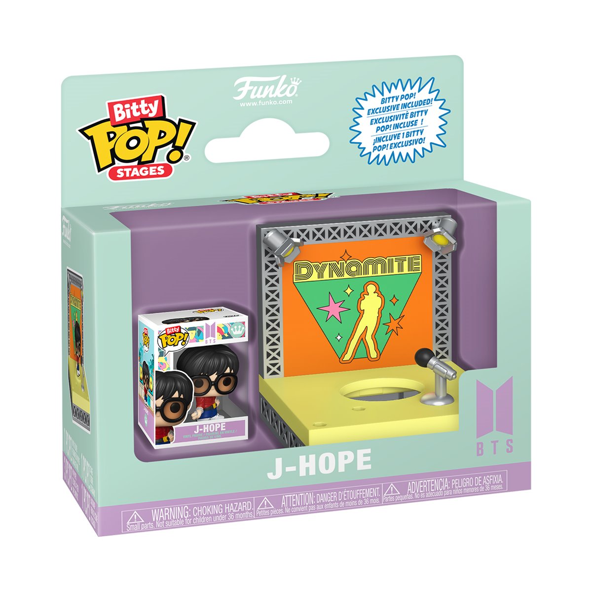 BTS Dynamite J-Hope Funko Bitty Pop! Stages Mini-Figure - Image 2