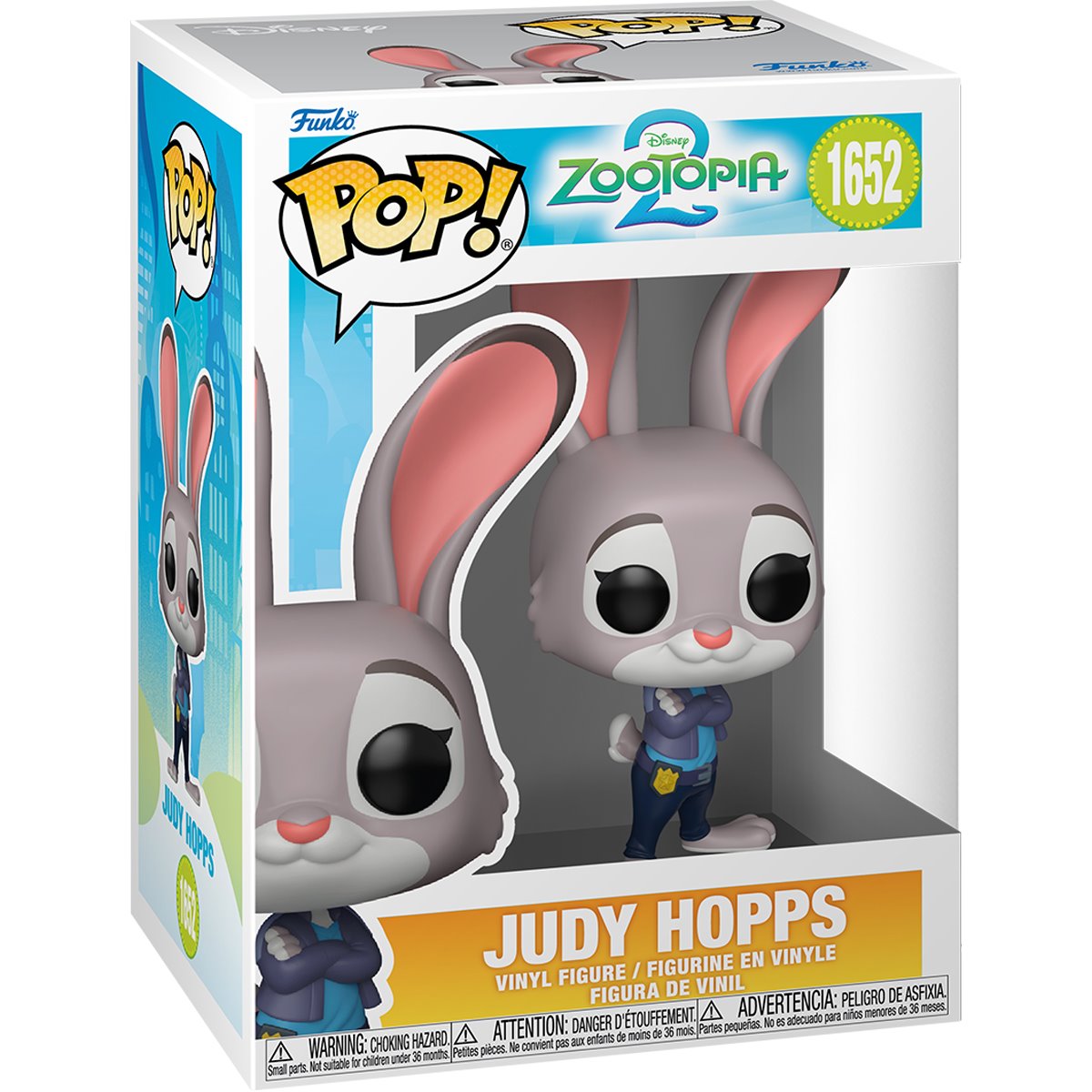 Zootopia 2 Judy Hopps Funko Pop! Vinyl Figure #1652 - Image 2