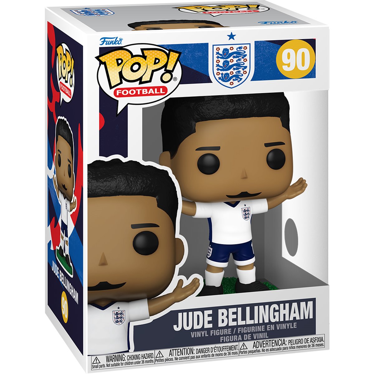 Football World Cup 2026 England Jude Bellingham Funko Pop! Vinyl Figure #90 - Image 2