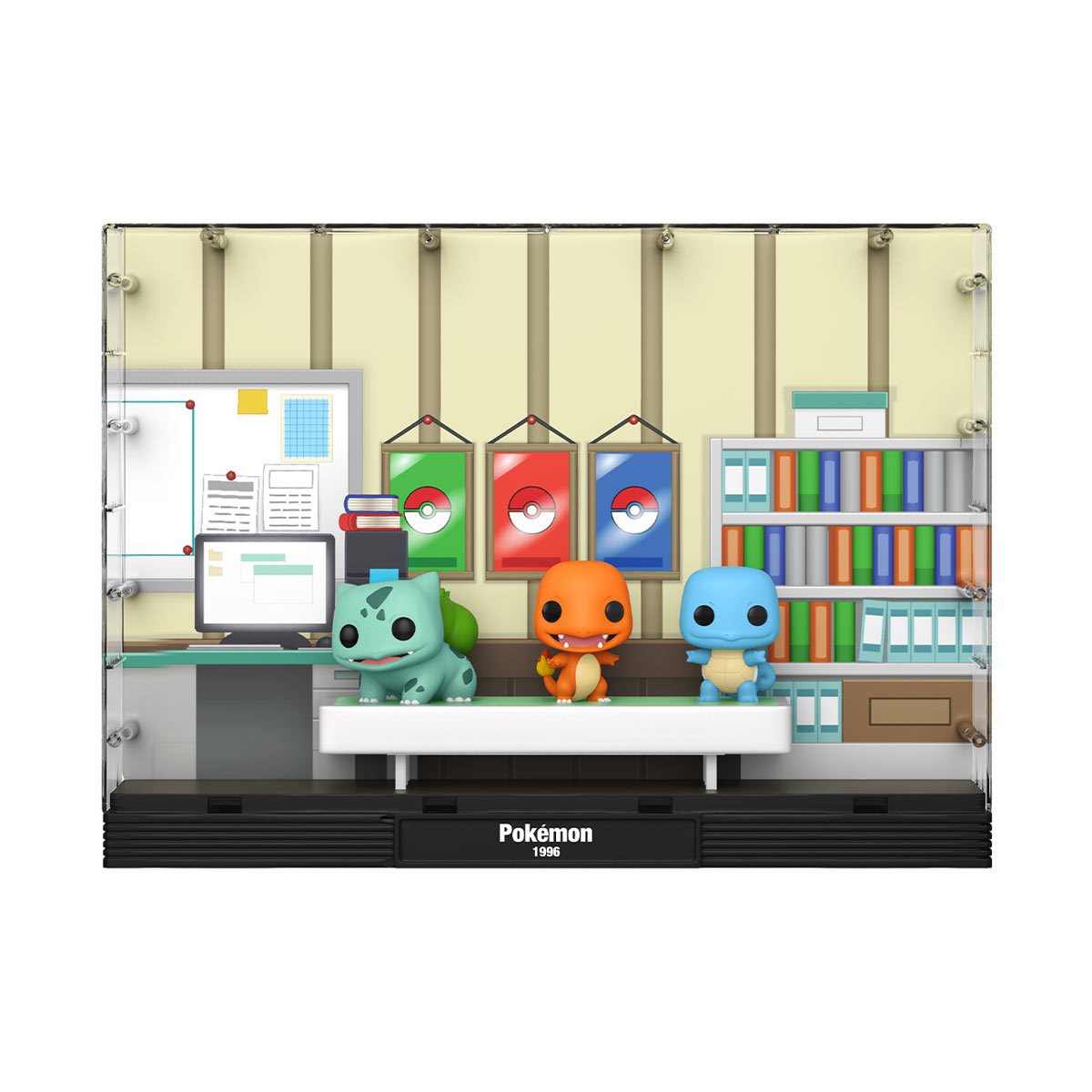 Pokemon Bulbasaur Charmander Squirtle Deluxe Funko Pop! Moment with Case #01 - Image 2