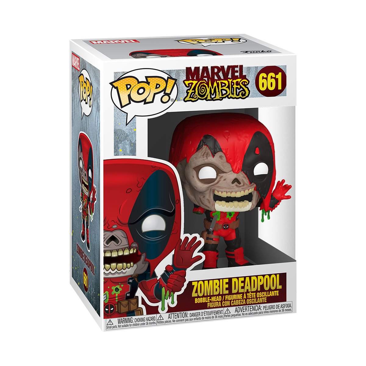 Marvel Zombies Deadpool Funko Pop! Vinyl Figure #661 - Image 2