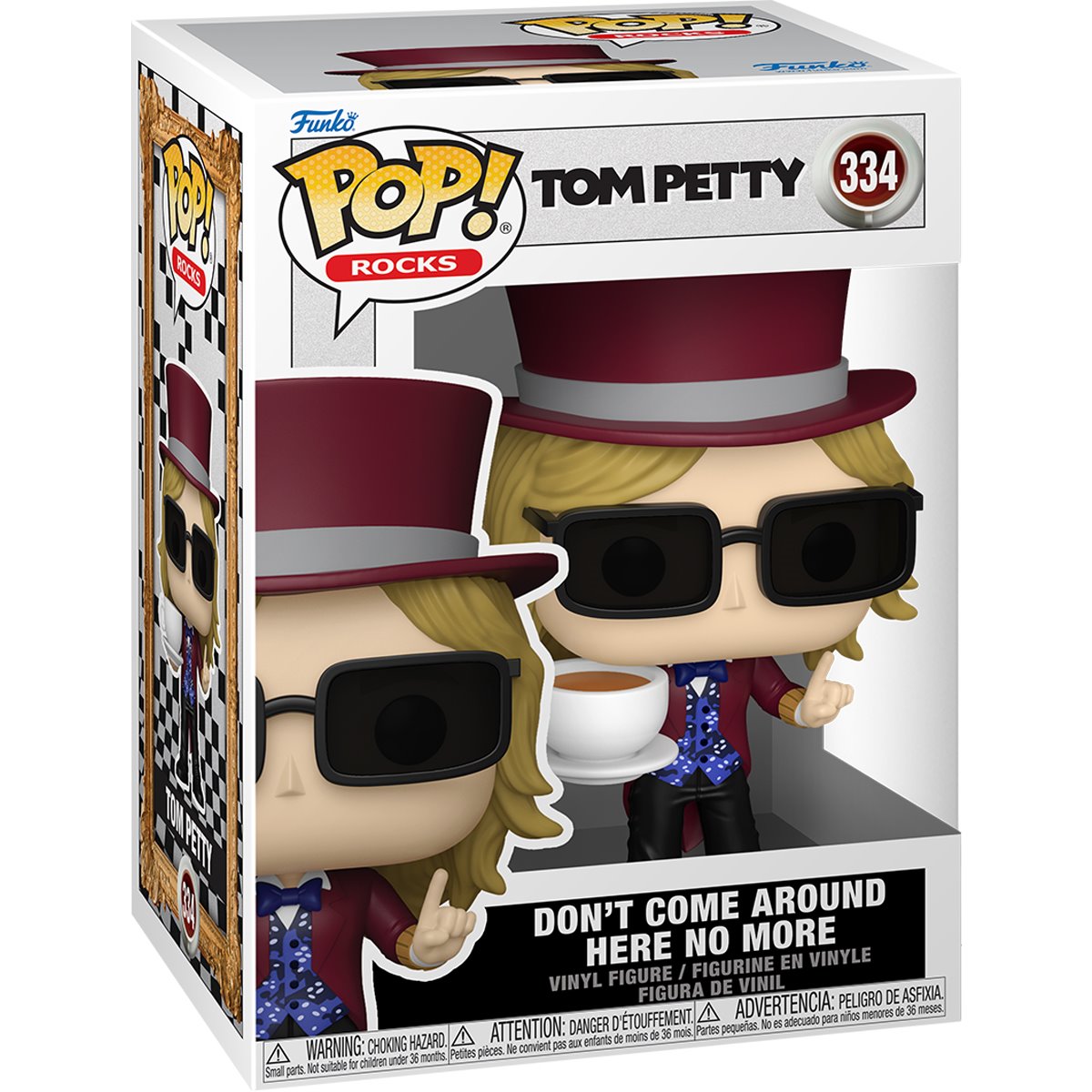 Tom Petty Don't Come Around Here No More Funko Pop! Vinyl Figure #334 - Image 2