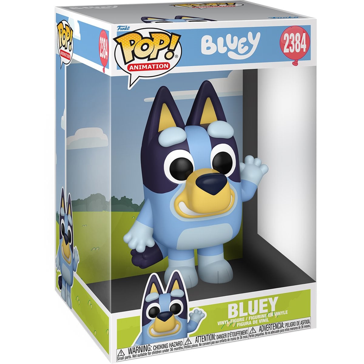Bluey Waving Jumbo 10-Inch Funko Pop! Vinyl Figure #2384 - Specialty - Image 2