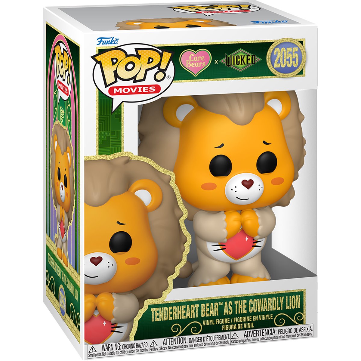Care Bears x Wicked Tenderheart Bear as The Cowardly Lion Funko Pop! Vinyl Figure #2055