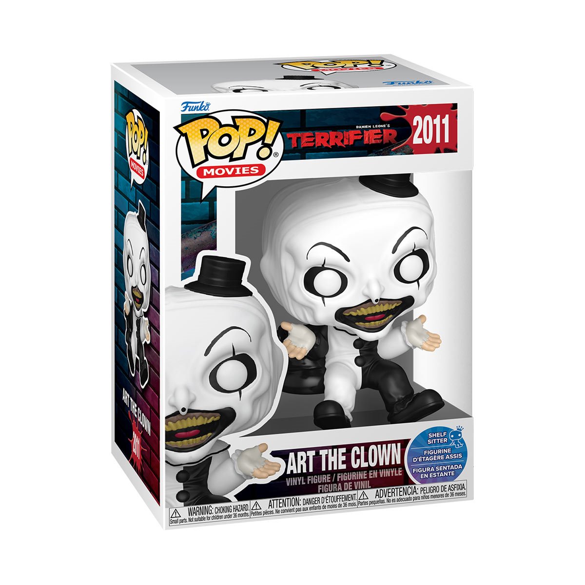 Terrifier Art the Clown Funko Pop! Vinyl Figure Shelf Sitter #2011 - Image 2