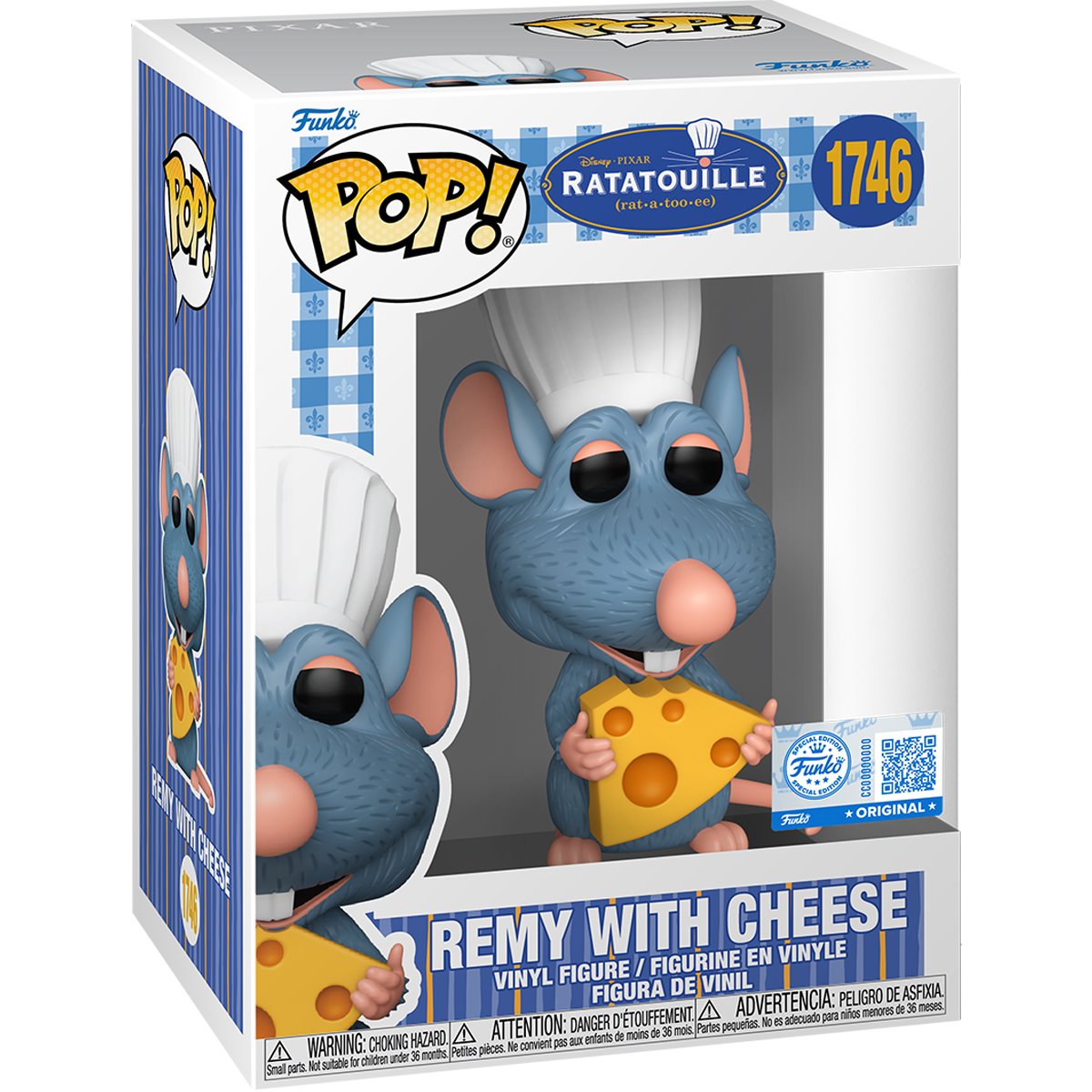 Ratatouille Remy with Cheese Funko Pop! Vinyl Figure #1746 - Specialty - Image 3
