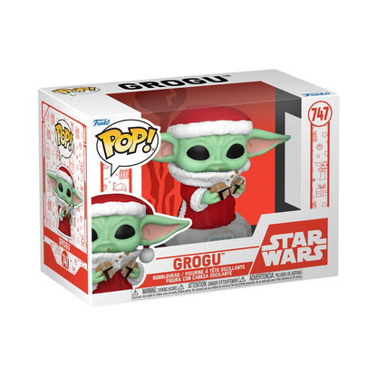 Star Wars: The Mandalorian Holiday Santa Grogu with Cookies Funko Pop! Vinyl Figure #747 - Image 3