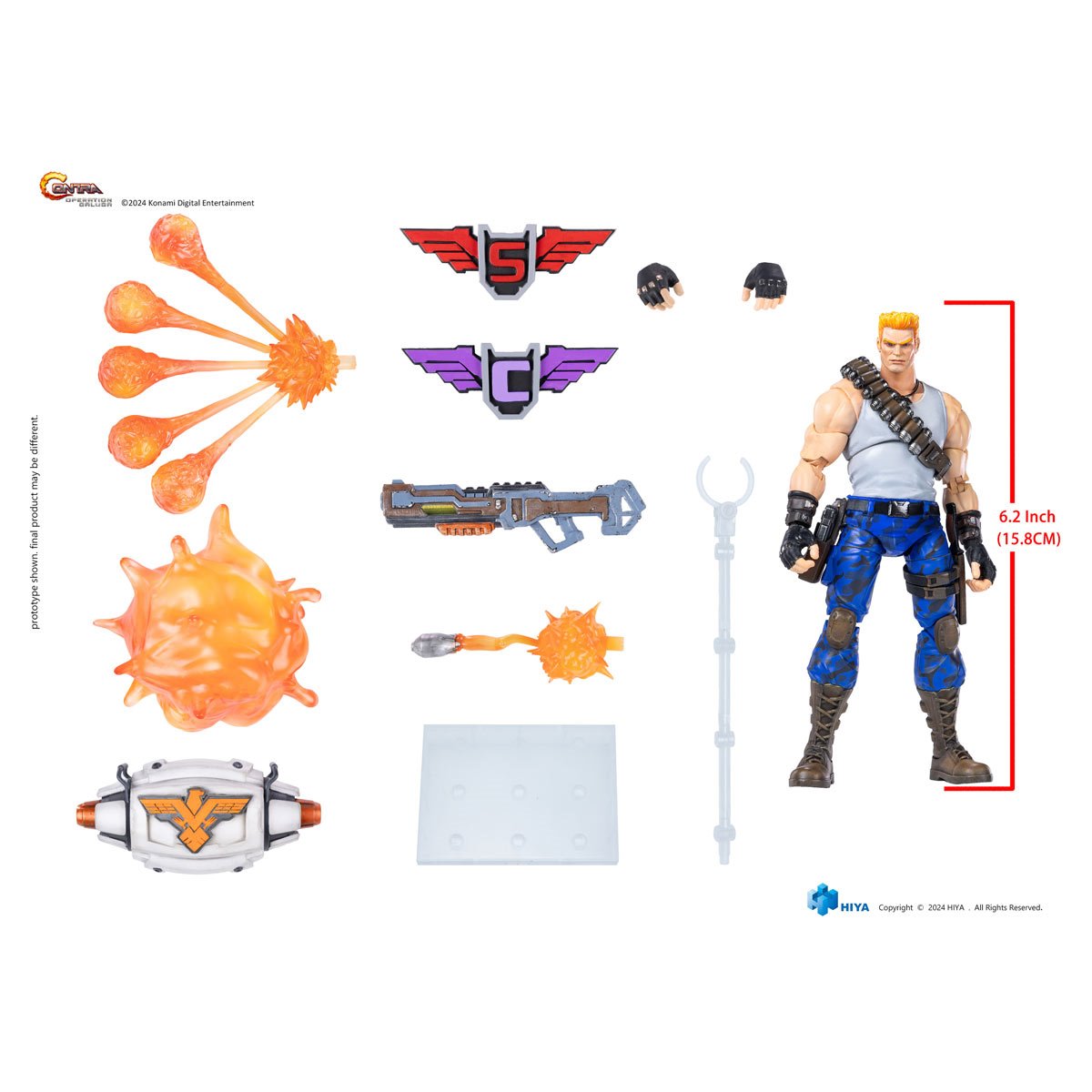 Contra: Operation Galuga Bill Rizer Exquisite Basic 1:12 Action Figure - Image 3
