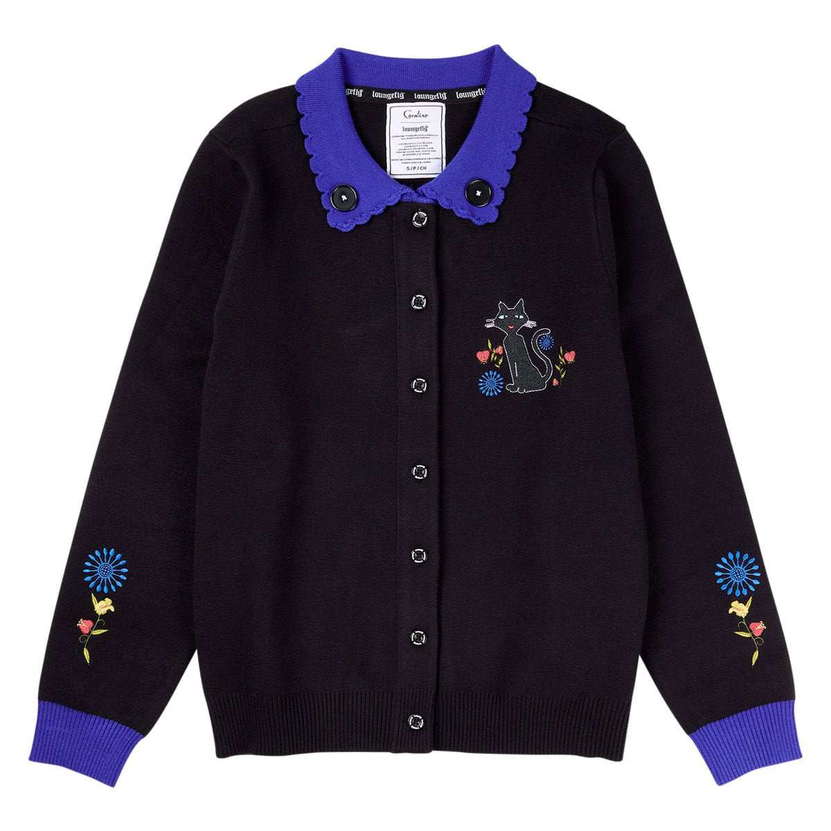 Coraline Cat Dragonfly Collared Cardigan