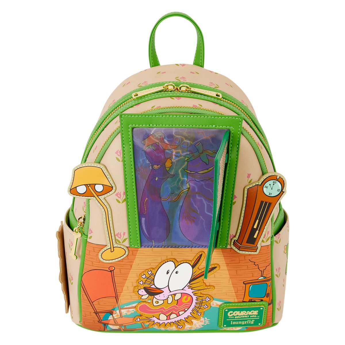 Courage the Cowardly Dog Lenticular Mini Backpack - Image 4