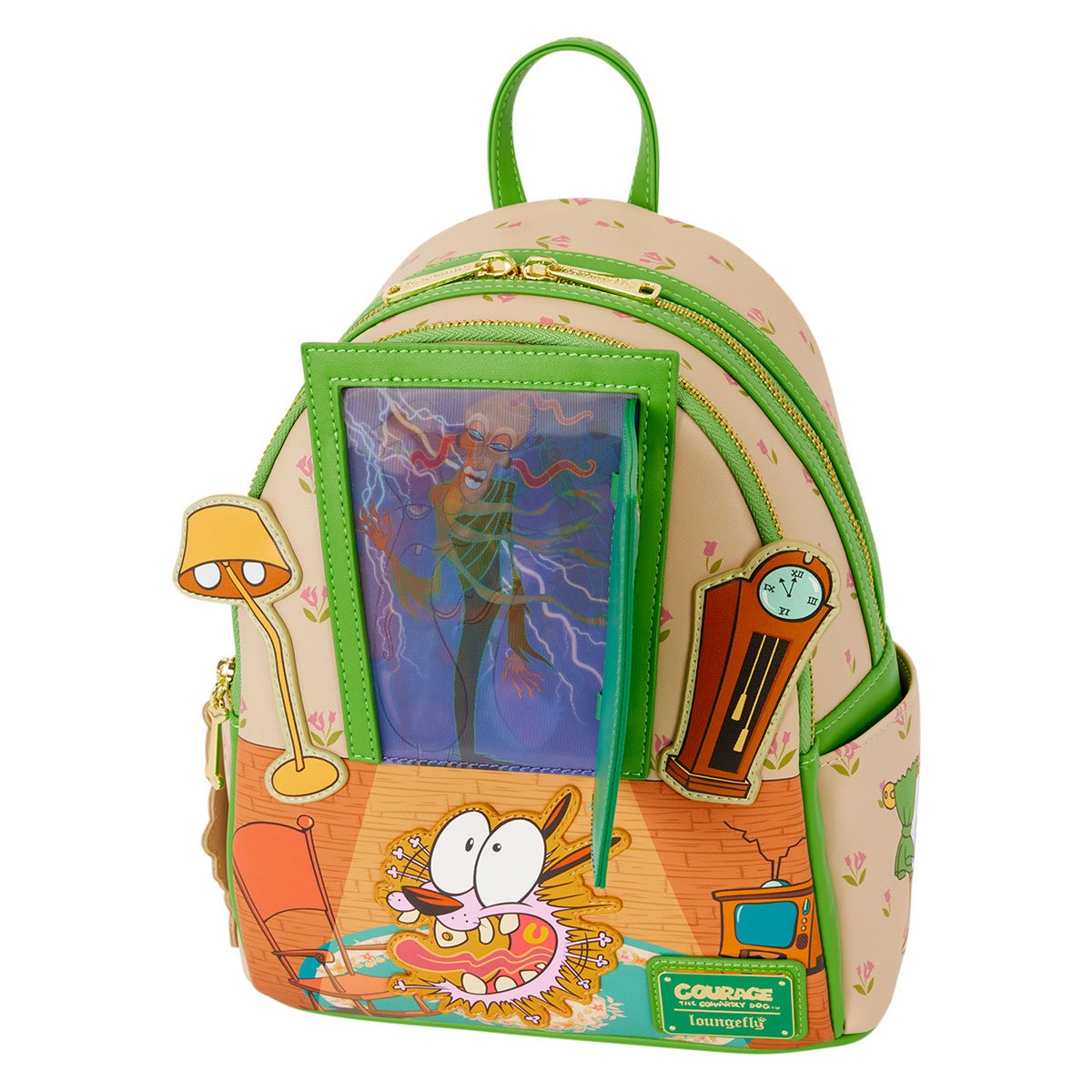 Courage the Cowardly Dog Lenticular Mini Backpack - Image 5