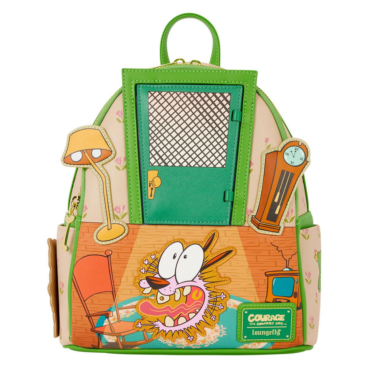 Courage the Cowardly Dog Lenticular Mini Backpack