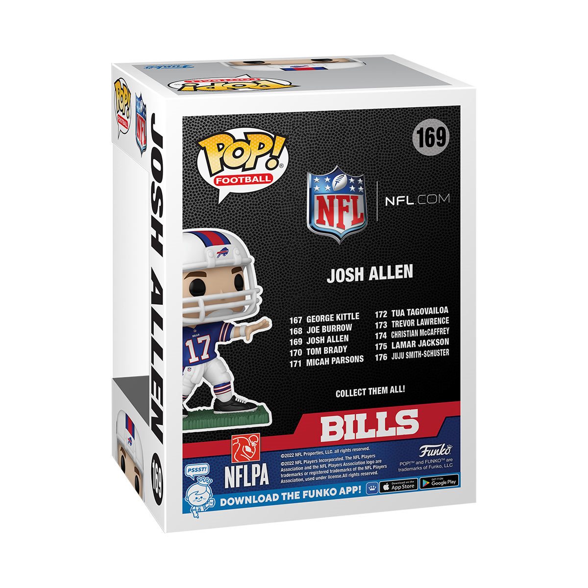 NFL Bills Josh Allen (Home) Funko Pop! Vinyl Figure #169 - Image 3
