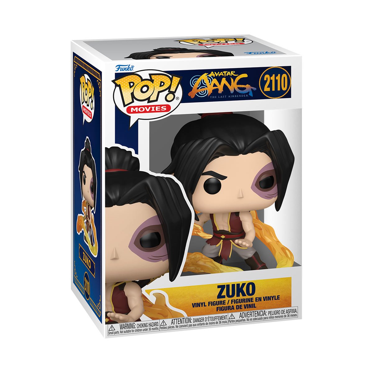 Avatar Aang: The Last Airbender Zuko Funko Pop! Vinyl Figure #2110 - Image 2