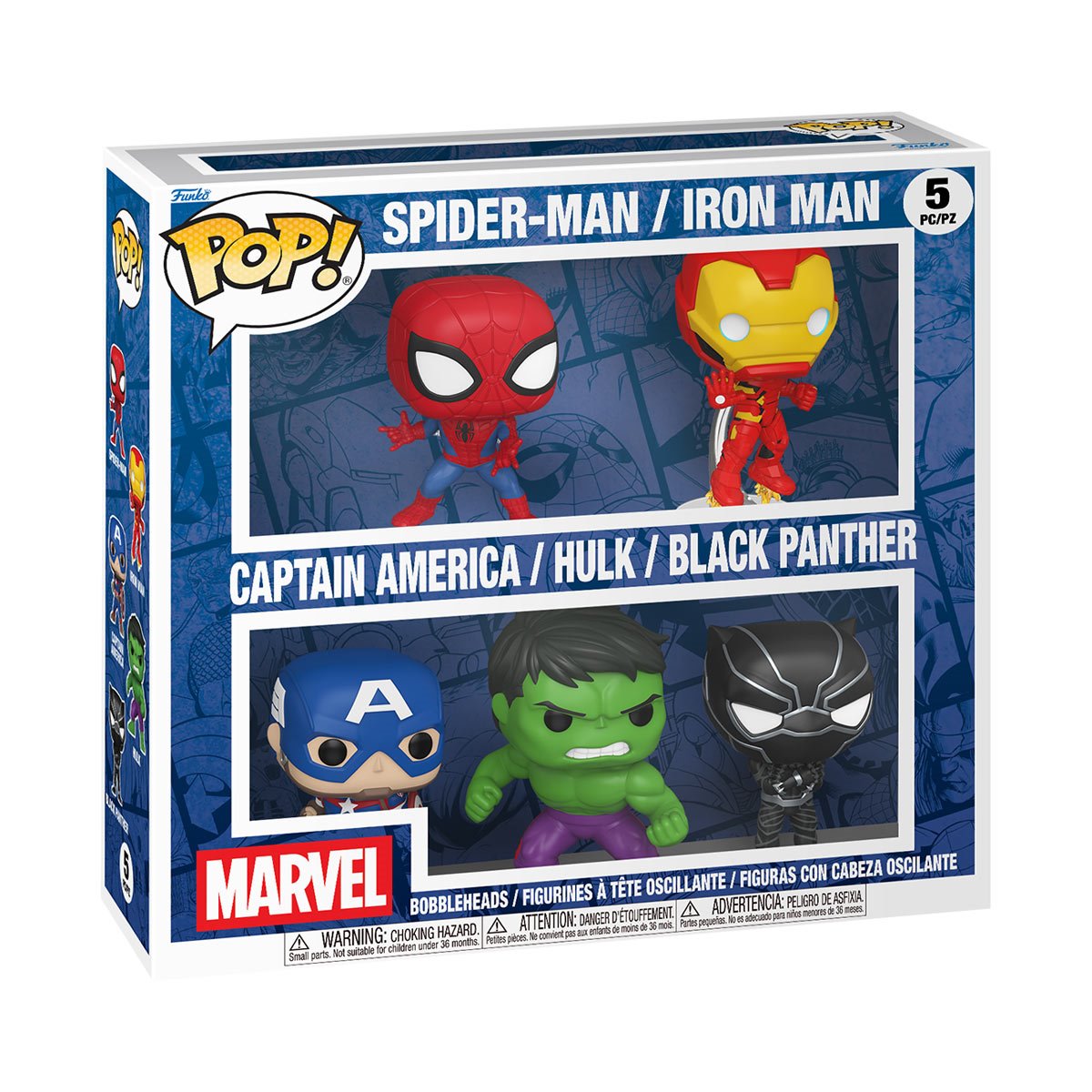Marvel Funko Pop! Vinyl Figure 5-Pack - Image 3