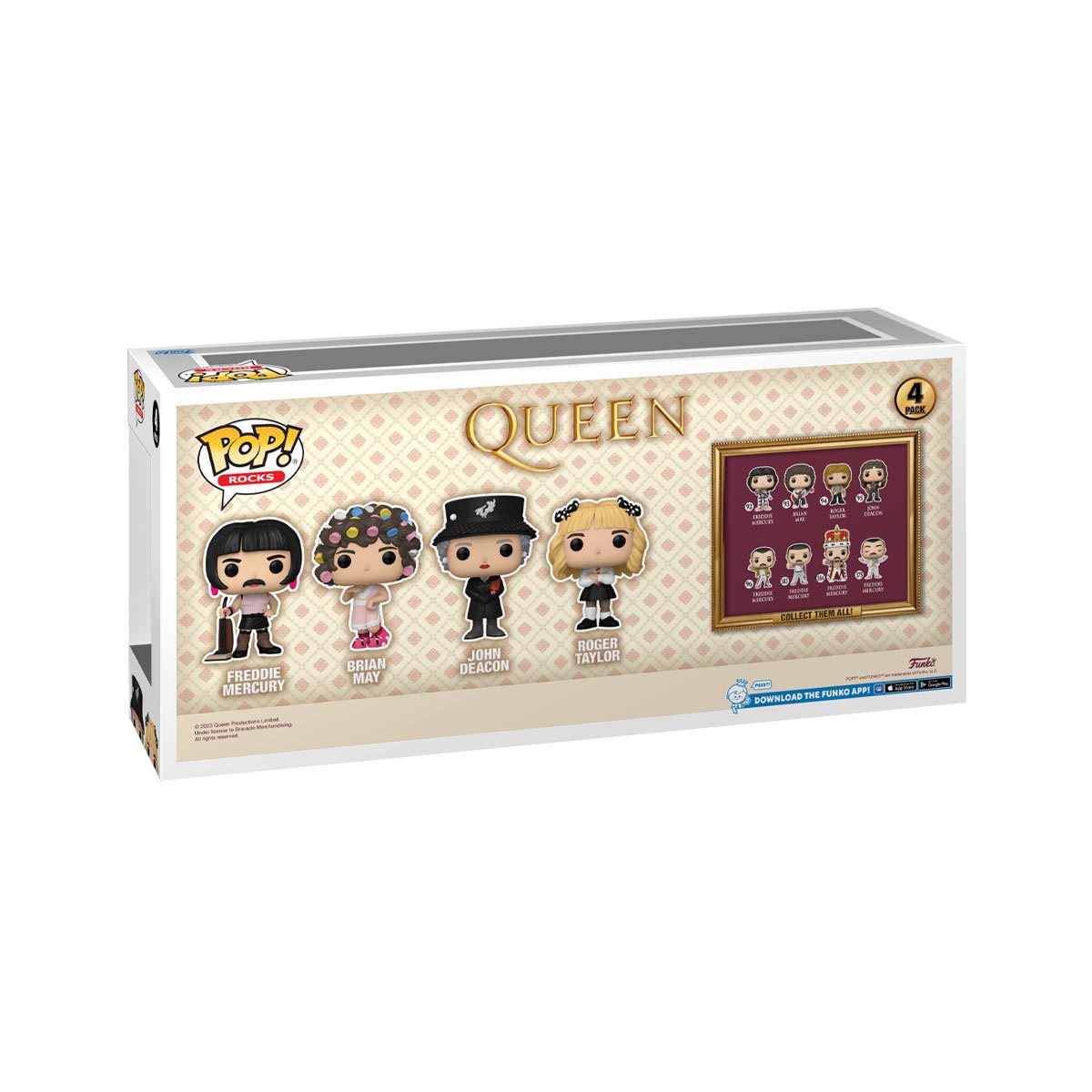 Queen I Want to Break Free Funko Pop! Vinyl Figure 4-Pack - Image 4