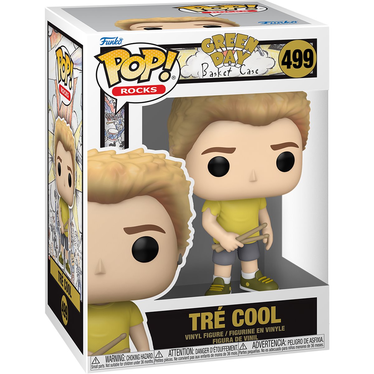Green Day Tre Cool (Basket Case) Funko Pop! Vinyl Figure #499 - Image 2