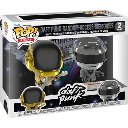 Daft Punk Random Access Memories Glitter Funko Pop! Vinyl Figure 2-Pack - Image 2