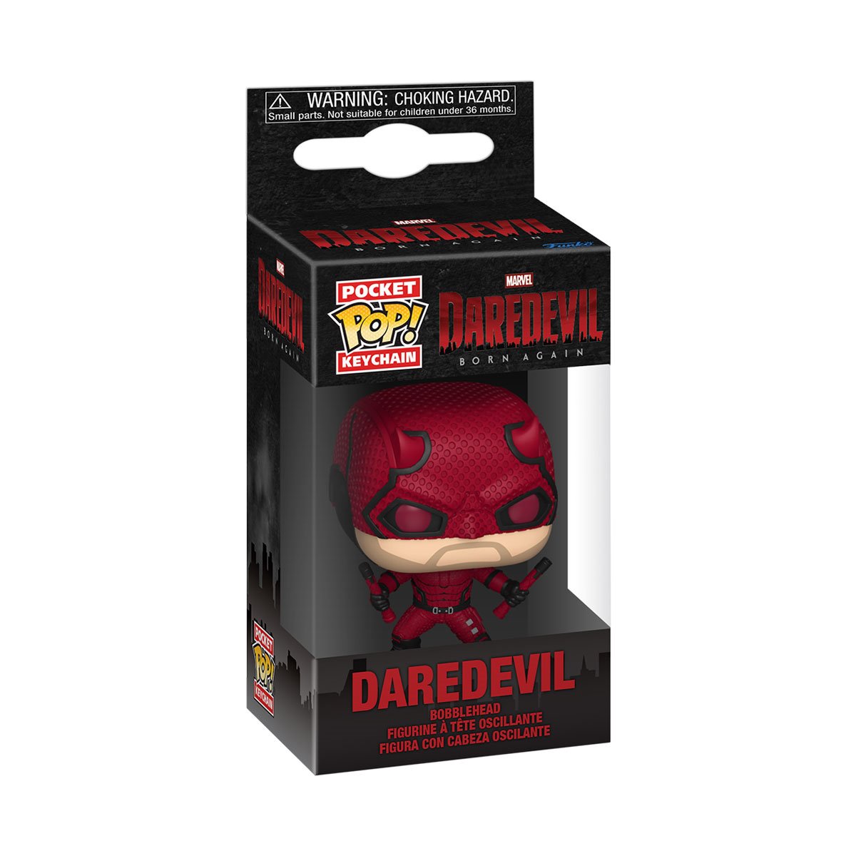 Daredevil: Born Again Daredevil with Nunchucks Funko Pocket Pop! Key Chain - Image 2