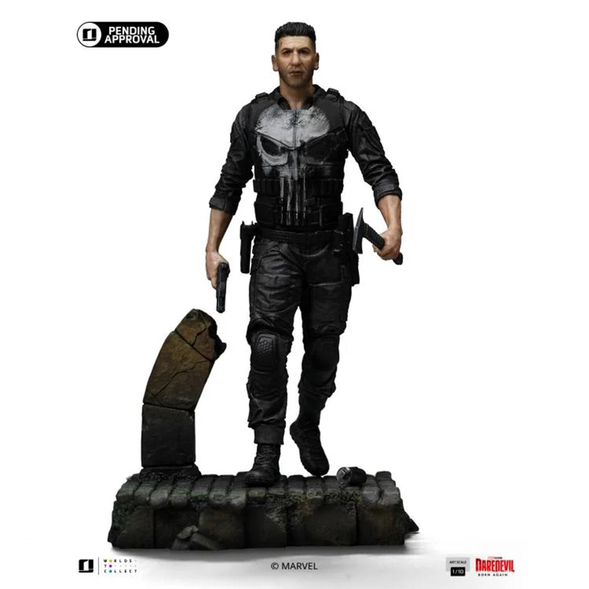 Daredevil: Born Again Punisher 1:10 Art Scale Limited Edition Statue - Image 2