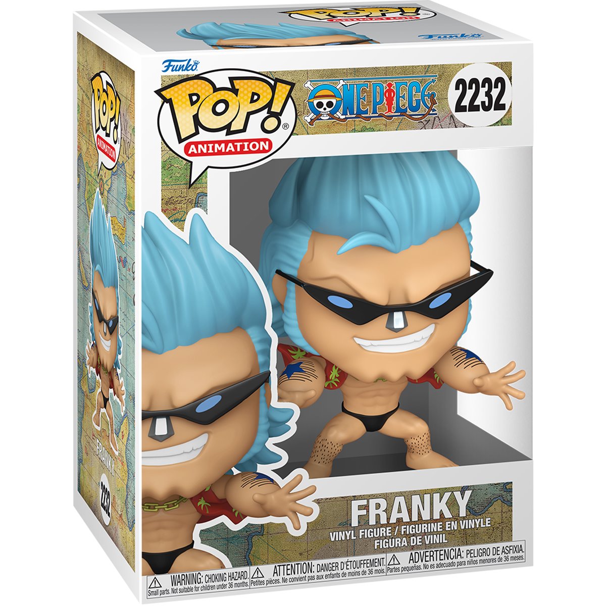 One Piece Franky with Sunglasses Funko Pop! Vinyl Figure #2232 - Image 2