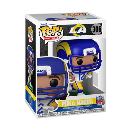 NFL Rams Puka Nacua Funko Pop! Vinyl Figure #306 - Image 2