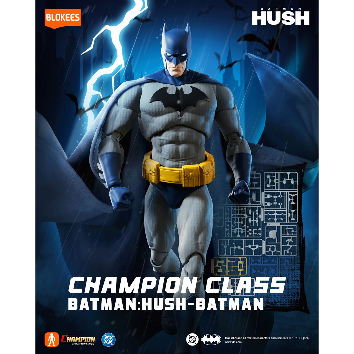 DC Batman Hush Batman Champion Class 05 Model Kit - Image 7