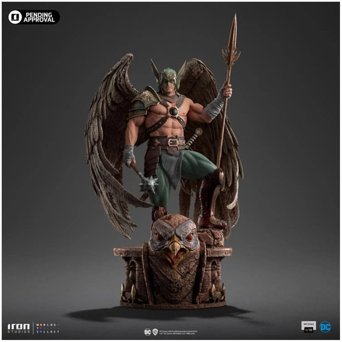 DC Comics Hawkman 10th Anniversary 1:10 Art Scale Limited Edition Statue - Image 3