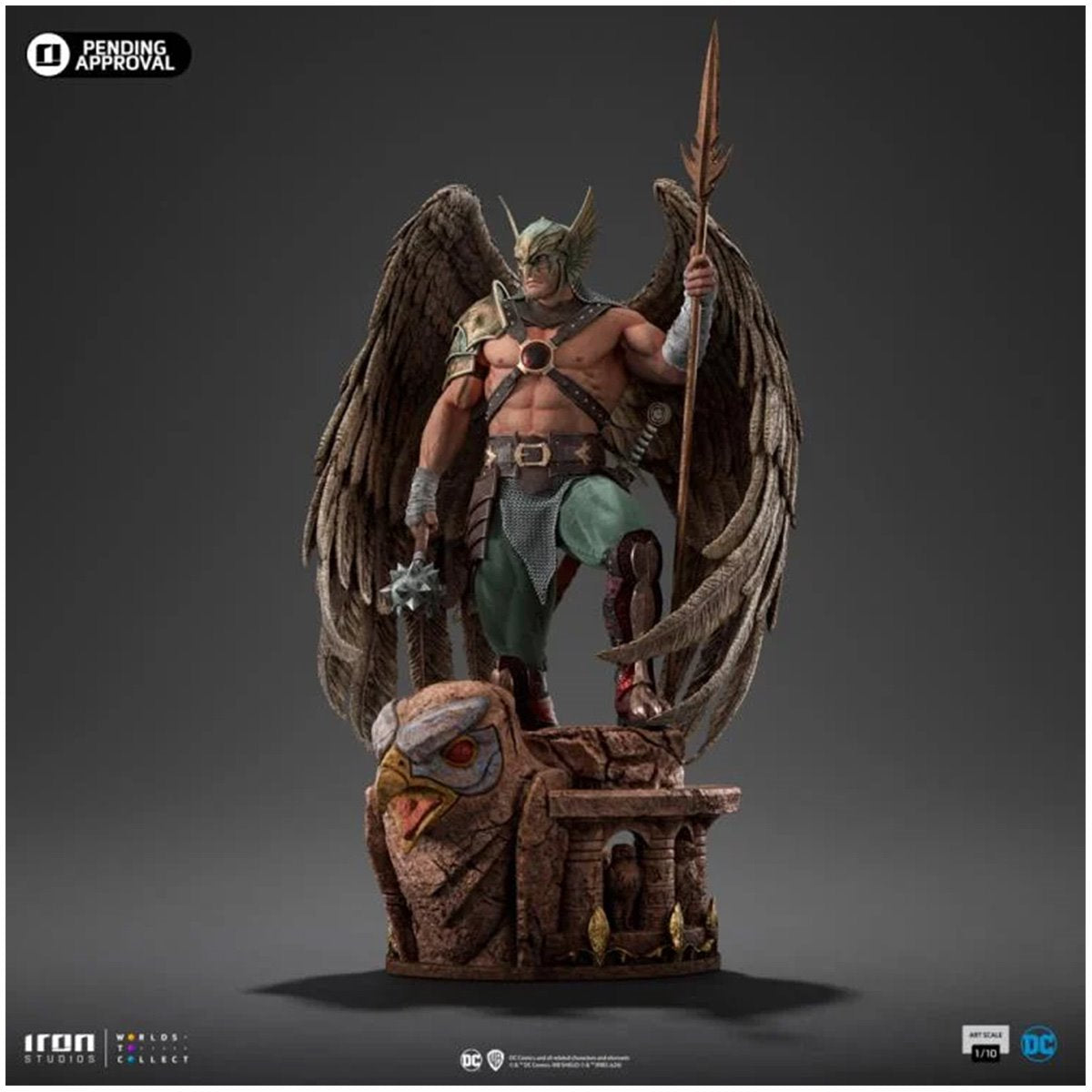 DC Comics Hawkman 10th Anniversary 1:10 Art Scale Limited Edition Statue - Image 5