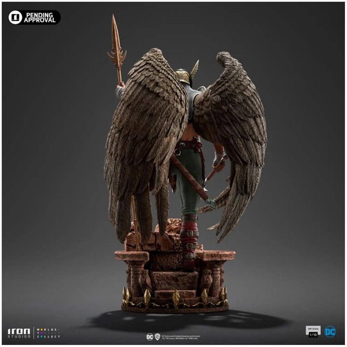 DC Comics Hawkman 10th Anniversary 1:10 Art Scale Limited Edition Statue - Image 6