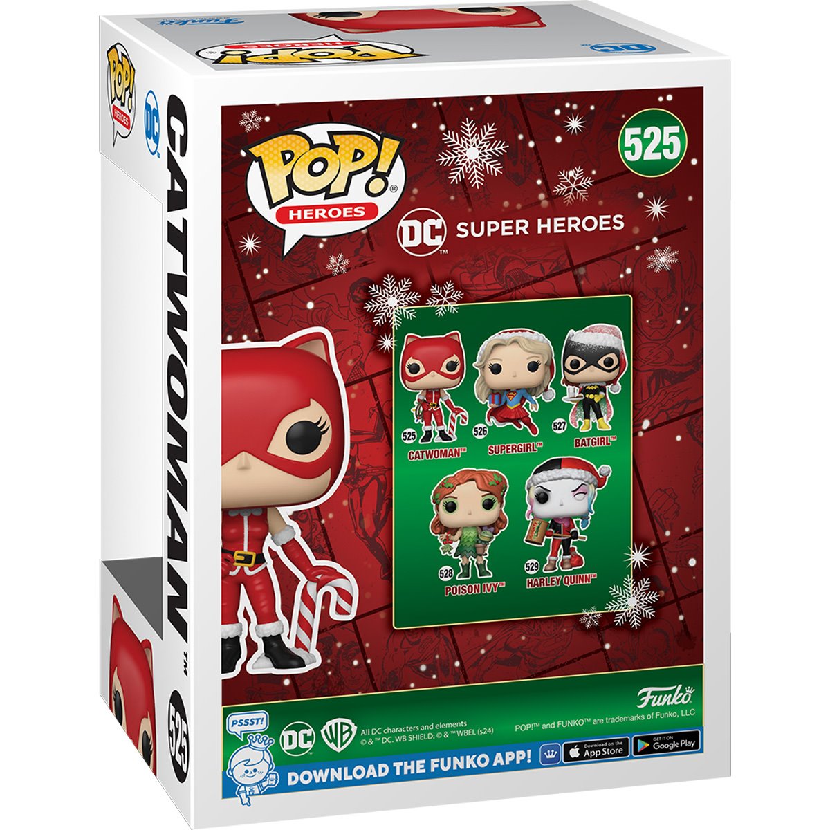 DC Comics Holiday 2024 Catwoman Funko Pop! Vinyl Figure #525 - Image 3