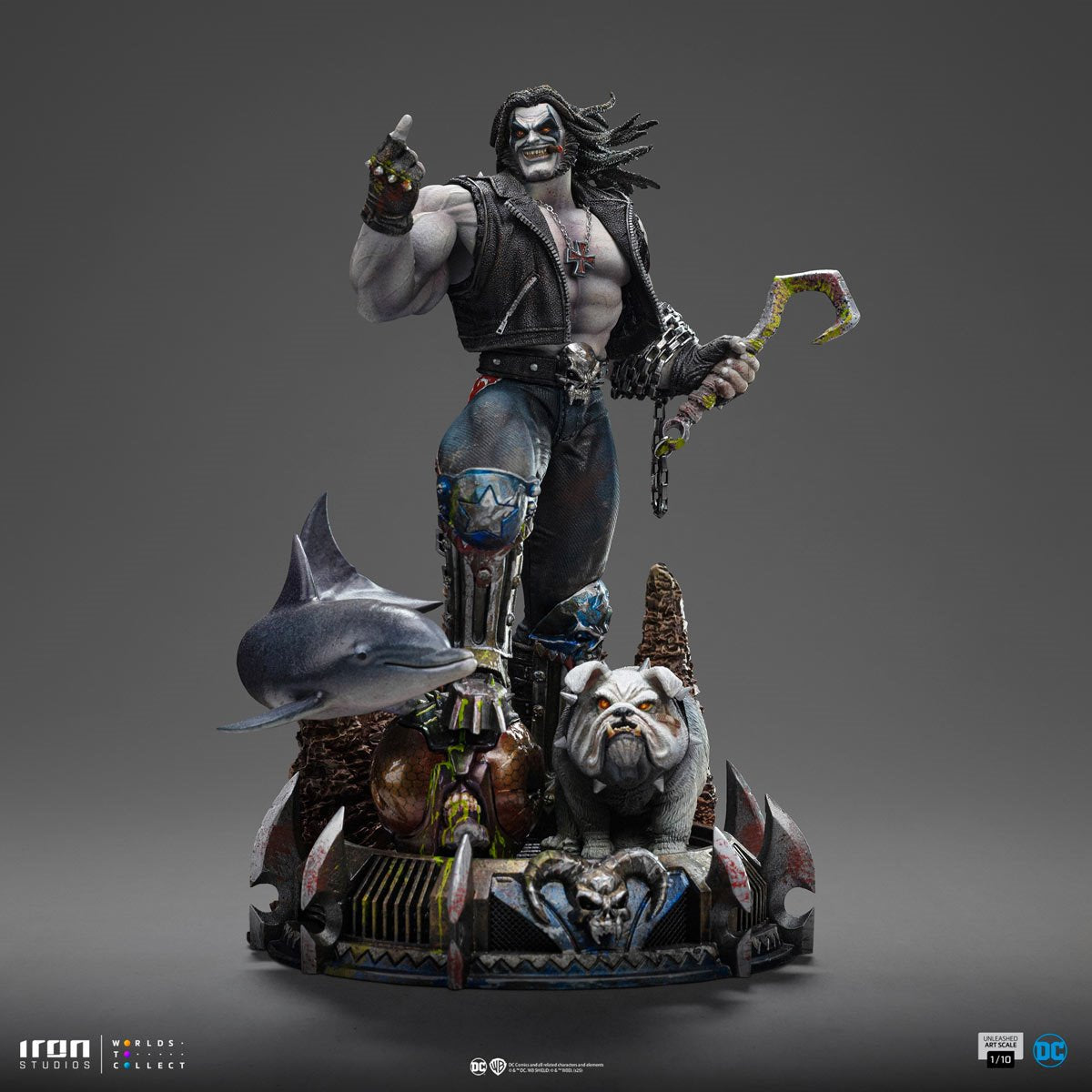 DC Comics Lobo Unleashed 1:10 Art Scale Limited Edition Statue - Image 4