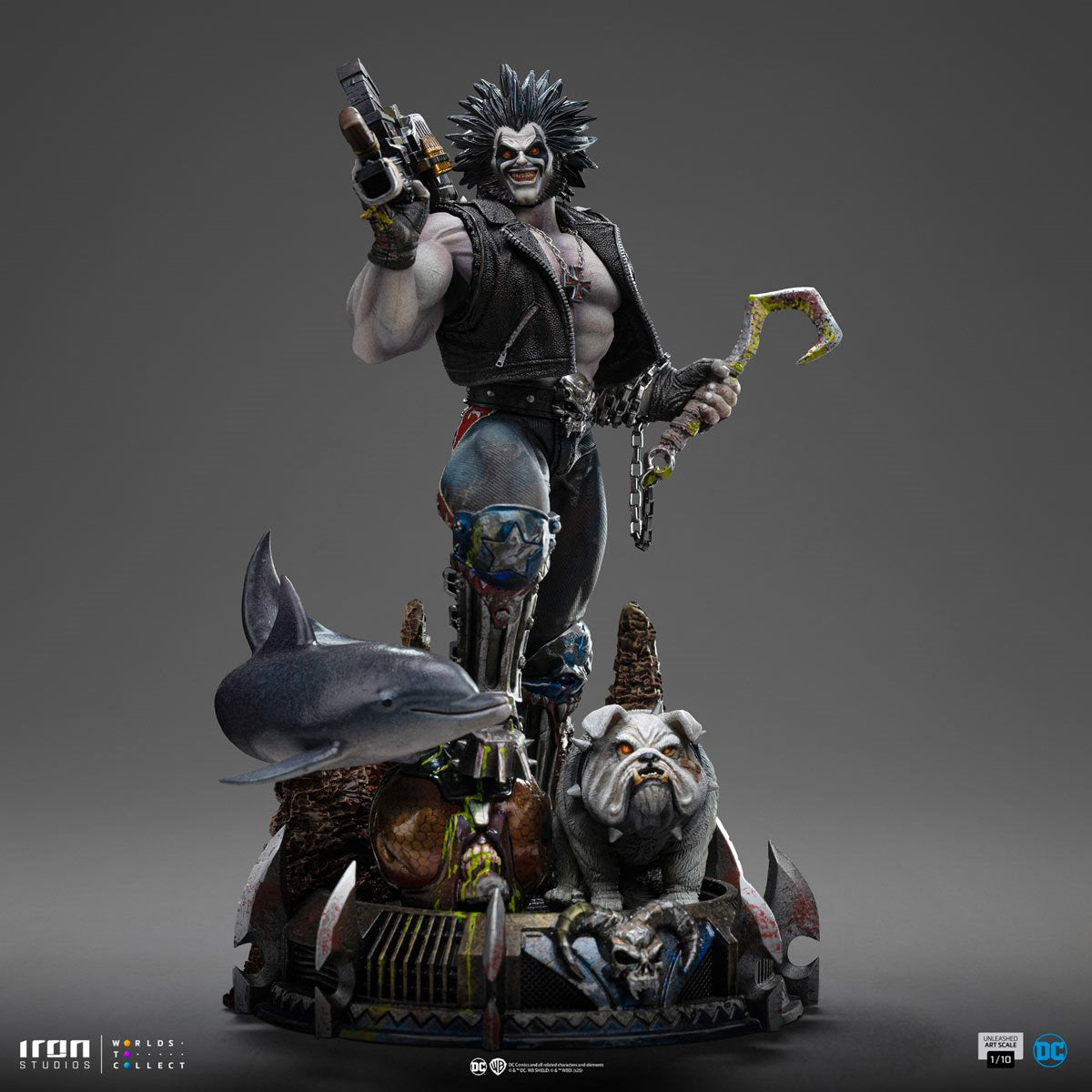 DC Comics Lobo Unleashed 1:10 Art Scale Limited Edition Statue - Image 5