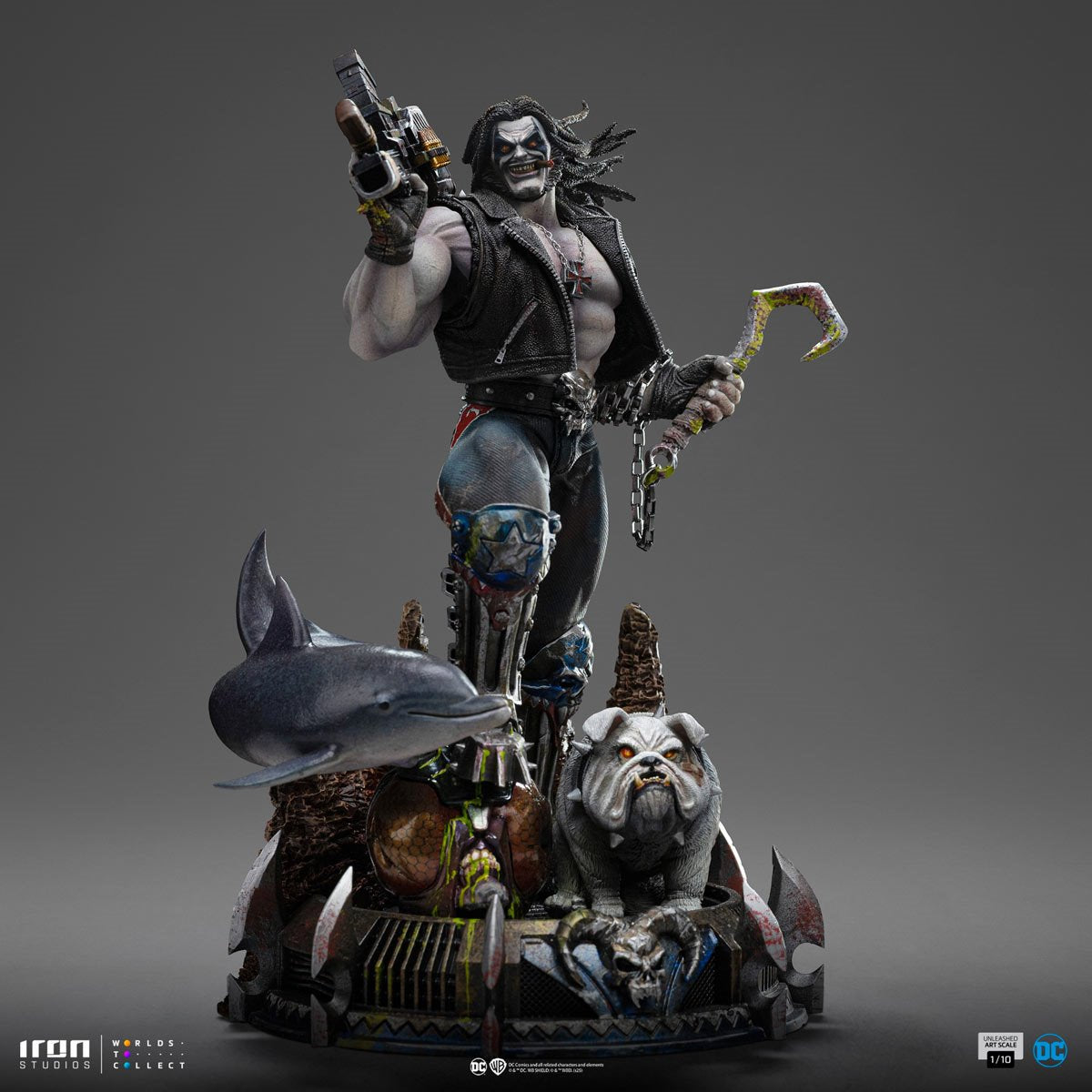 DC Comics Lobo Unleashed 1:10 Art Scale Limited Edition Statue - Image 6