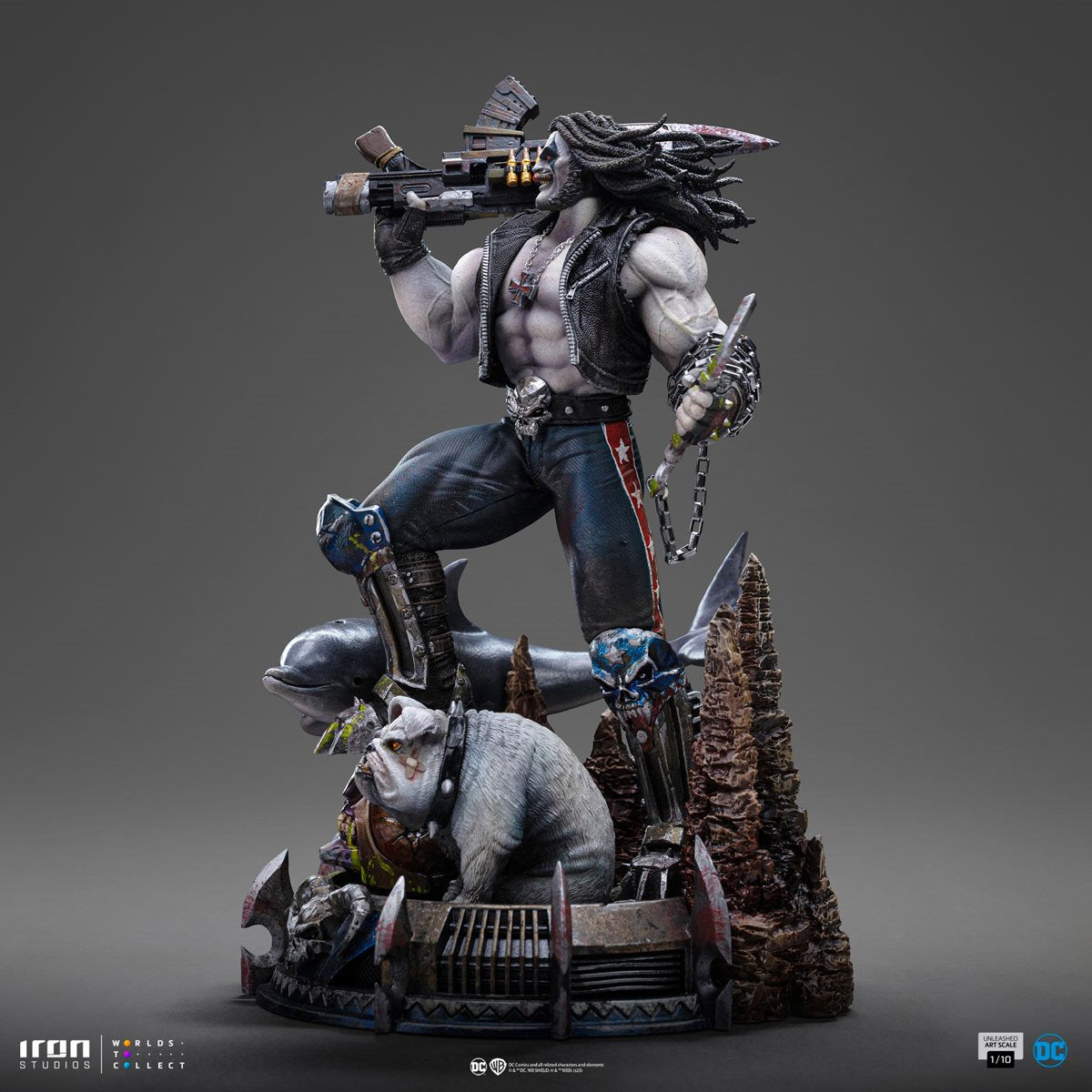 DC Comics Lobo Unleashed 1:10 Art Scale Limited Edition Statue - Image 9
