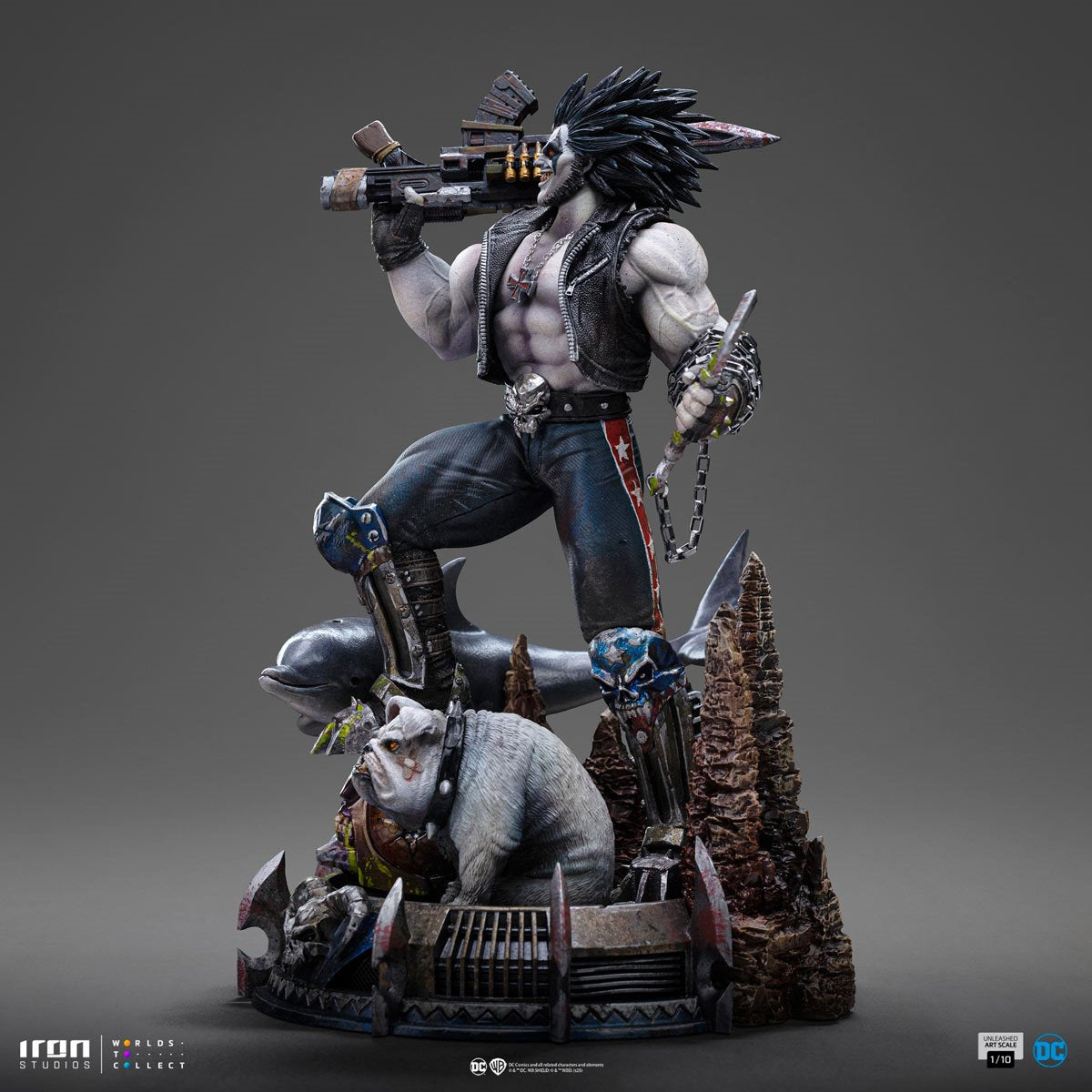DC Comics Lobo Unleashed 1:10 Art Scale Limited Edition Statue - Image 10