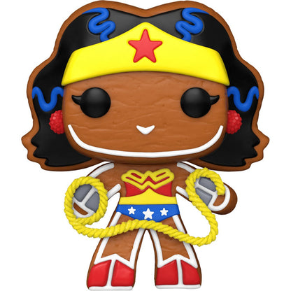 DC Comics Super Heroes Gingerbread Wonder Woman Funko Pop! Vinyl Figure #446 - Image 2