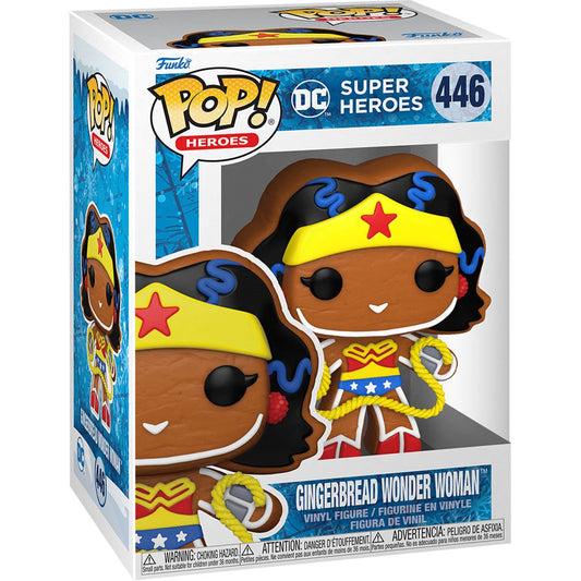 DC Comics Super Heroes Gingerbread Wonder Woman Funko Pop! Vinyl Figure #446