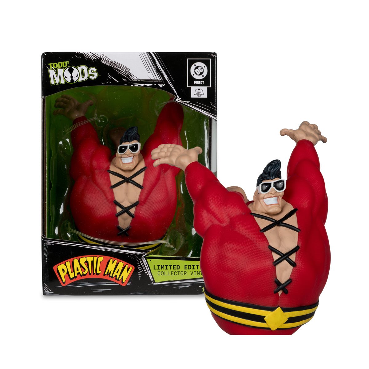 DC Direct Collector Vinyl Wave 6 Plastic Man Todd's Mods Limited Edition 4 1/2-Inch Scale Posed Figure - Image 5