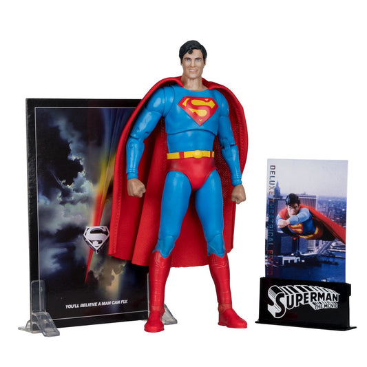 DC Multiverse Deluxe Theatrical Edition Wave 3 Superman: The Movie 1978 Superman 7-Inch Scale Action Figure - Image 2