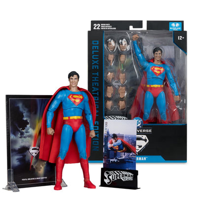 DC Multiverse Deluxe Theatrical Edition Wave 3 Superman: The Movie 1978 Superman 7-Inch Scale Action Figure - Image 3