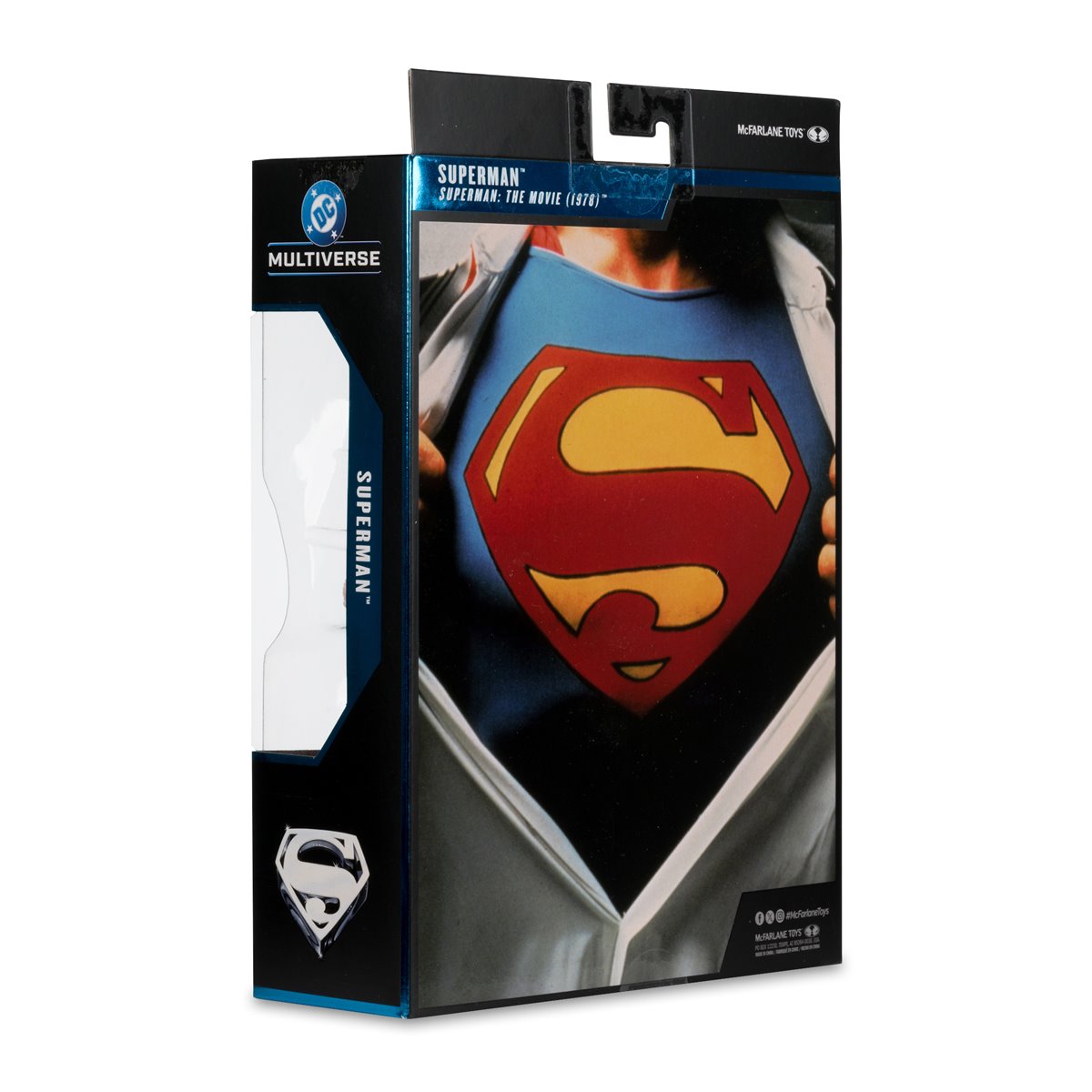 DC Multiverse Deluxe Theatrical Edition Wave 3 Superman: The Movie 1978 Superman 7-Inch Scale Action Figure - Image 4
