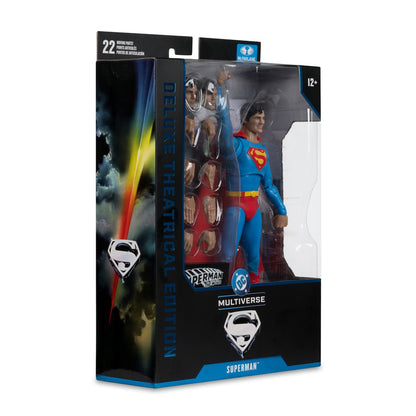 DC Multiverse Deluxe Theatrical Edition Wave 3 Superman: The Movie 1978 Superman 7-Inch Scale Action Figure - Image 5