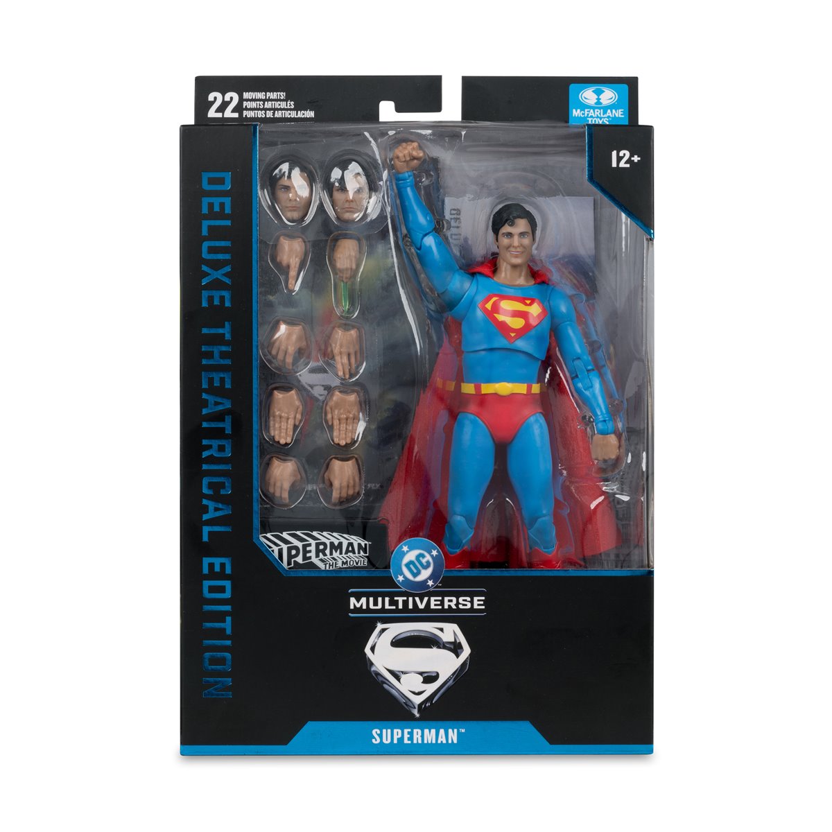 DC Multiverse Deluxe Theatrical Edition Wave 3 Superman: The Movie 1978 Superman 7-Inch Scale Action Figure - Image 6