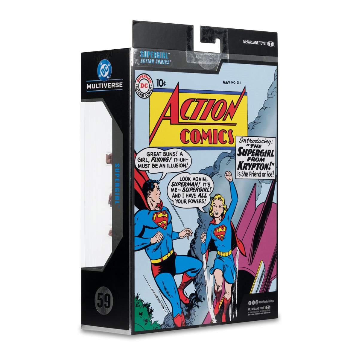 DC Multiverse McFarlane Collector Edition Wave 14 Supergirl Action Comics #59 7-Inch Scale Action Figure - Image 10