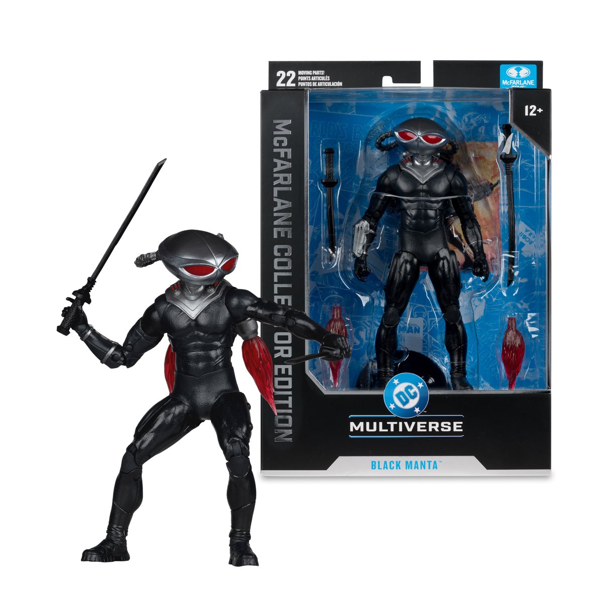 DC Multiverse McFarlane Collector Edition Wave 16 Black Manta DC Classic #68 7-Inch Scale Action Figure - Image 5