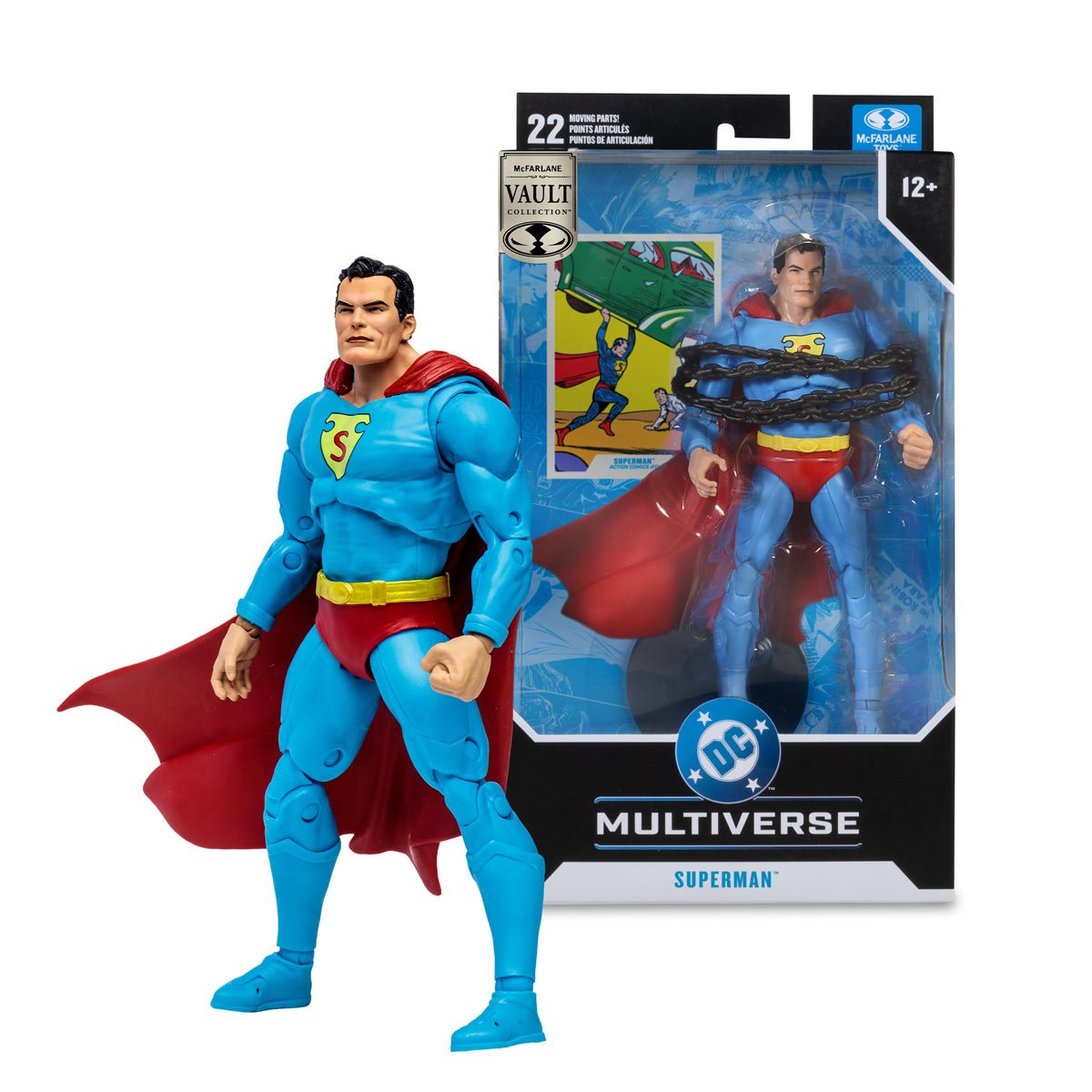 DC Multiverse McFarlane Vault Collection Wave 1 Superman Action Comics #1 7-Inch Scale Action Figure - Image 7
